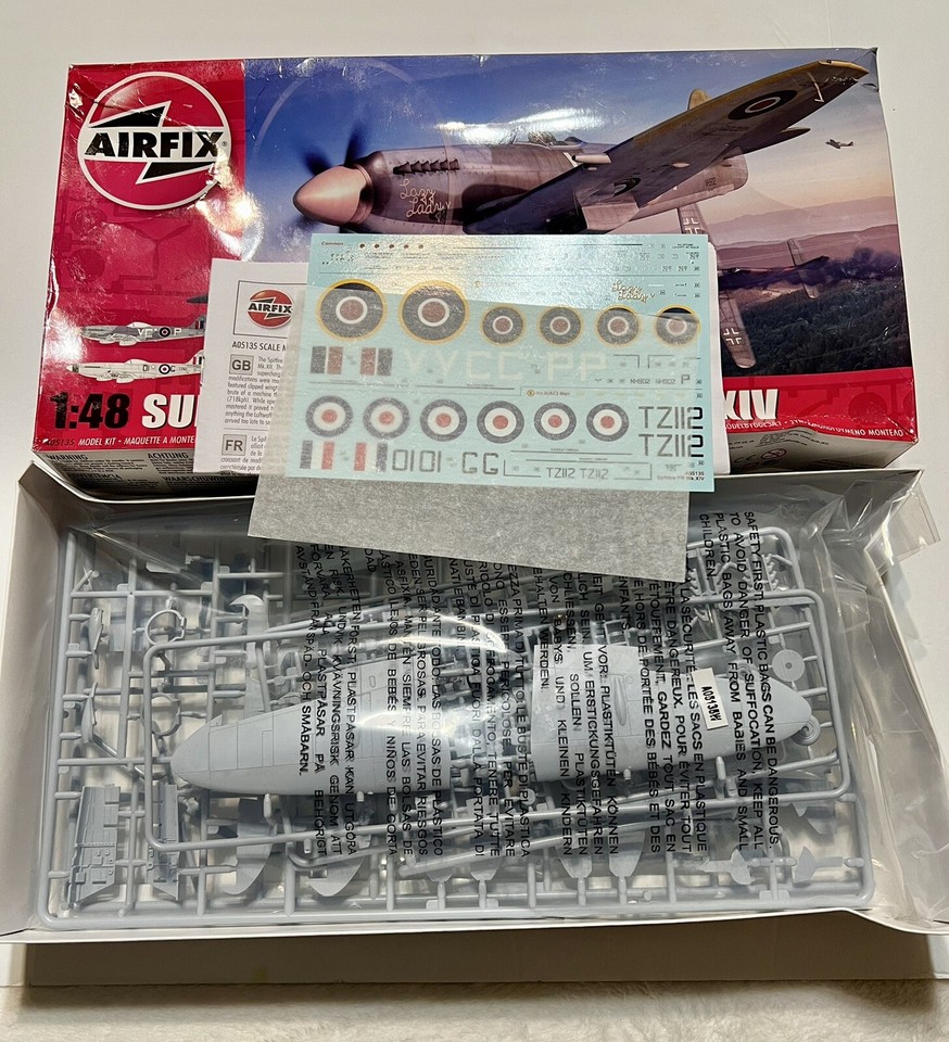 Airfix 1/48 Scale Supermarine Spitfire FR Mk.XIV eBay
