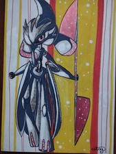 Pokmon Poster Shiny Iron Valiant, A4, Hand Drawn, Original Design