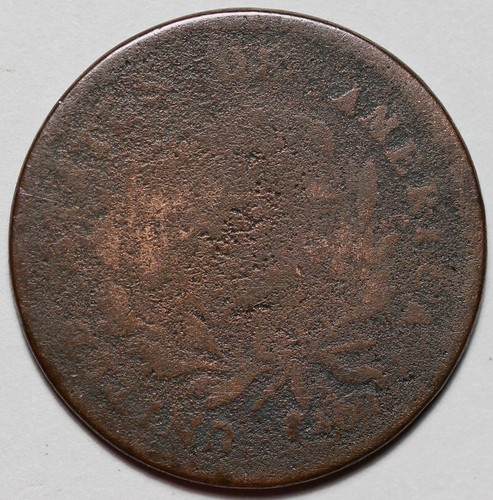 1797 Liberty Cap Half Cent - 1 Over 1 - Plain Edge - US 1/2c Copper Coin - Picture 6 of 8
