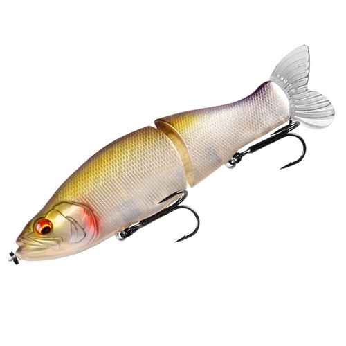 Fishing Lures 135mm 1oz Jointed minnow Wobblers Body with Soft Tail SwimBaits - Picture 27 of 34