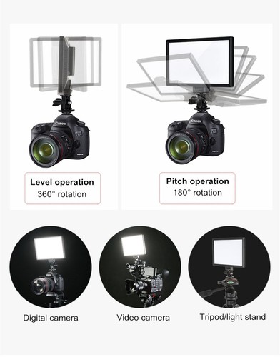 Viltrox L116T LED Video Light LCD Bi-Color DSLR LED Panel For Camera DV Camcorde - Picture 12 of 12