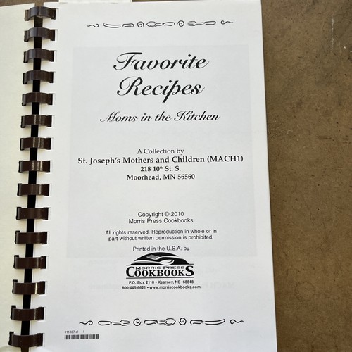 Moorhead Minnesota MN Ethnic cookbook German Norwegian Swedish Czech - Picture 3 of 24