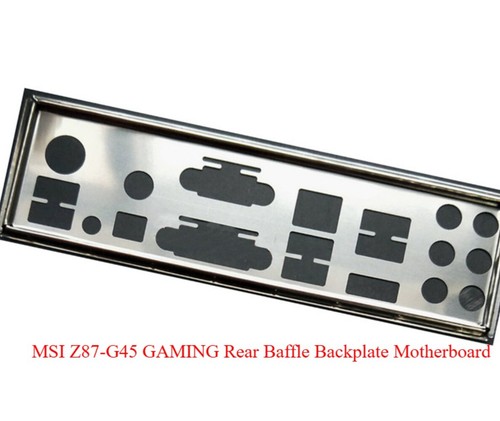 Shield I/O IO For MSI Z87-G45 GAMING Rear Baffle Backplate Motherboard NEW - Afbeelding 1 van 5