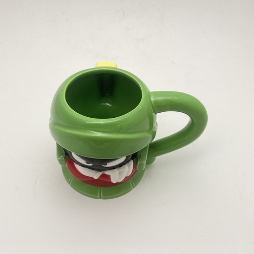 Tazza da tè caffè in ceramica figura verde 3D Marvin the Martian Warner Bros WB - Foto 3 di 9