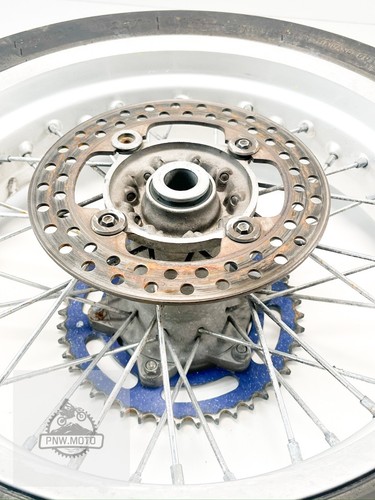 2001 SUZUKI DRZ400 DRZ400E OEM REAR WHEEL RIM HUB SPROCKET 17 X 4.5 SUPERMOTO - Picture 7 of 9