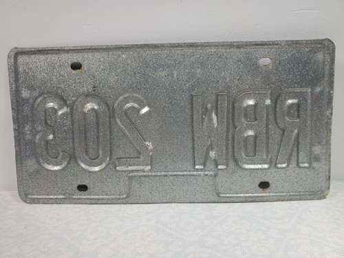 ILLINOIS LICENSE PLATE 1995 RBW 203 Rainbow - Picture 2 of 4