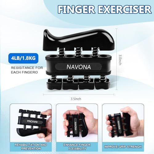 5-teiliges Grip Krafttrainer Set, Handgreifer Strengthener, Unterarmverstärker - Bild 4 von 8