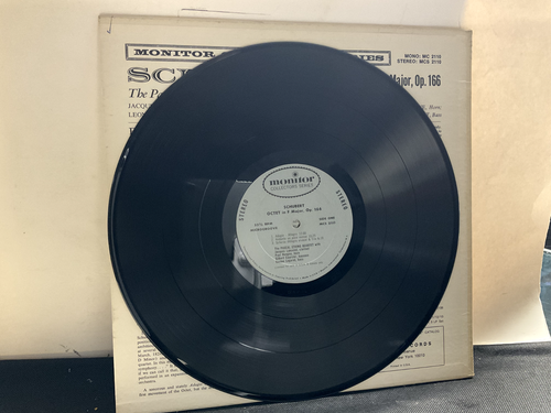 A64 Schubert: Oktett F-Dur op 166, Monitor Schallplatten MCS 2110 - Klassik LP - Bild 4 von 4