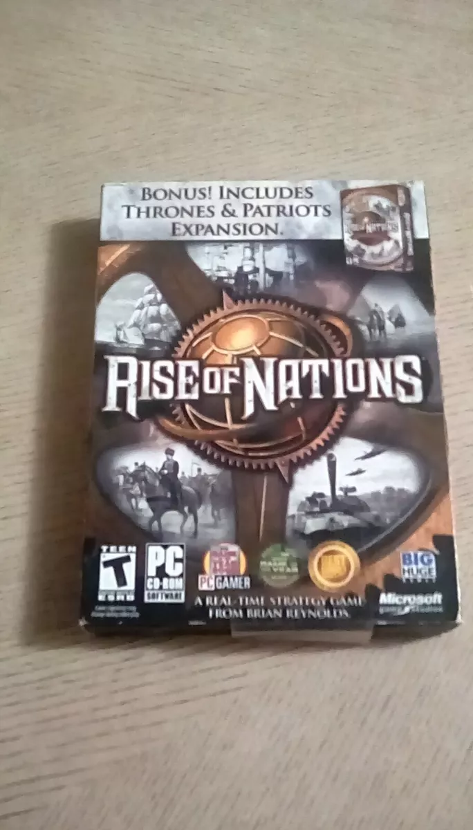 Rise of Nations with Thrones & Patriots Expansion (PC Game - Used)