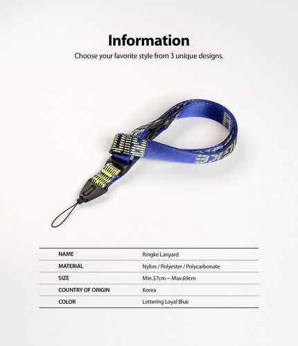 Ringke [Sangle de cou] Support de sangle de cordon universel pour appareil photo reflex numérique, téléphone portable - Photo 38 sur 61