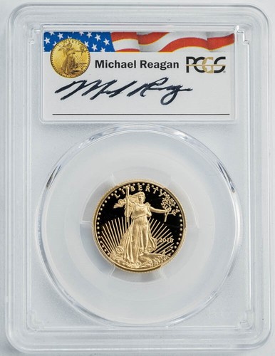 2018-W American Gold Eagle Legacy 4 PC Michael Reagan Signed PR70DCAM PCGS - Picture 3 of 9