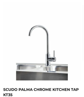 Scudo Palma Küchen Spültischarmatur Monoblock - KT35 CHROM