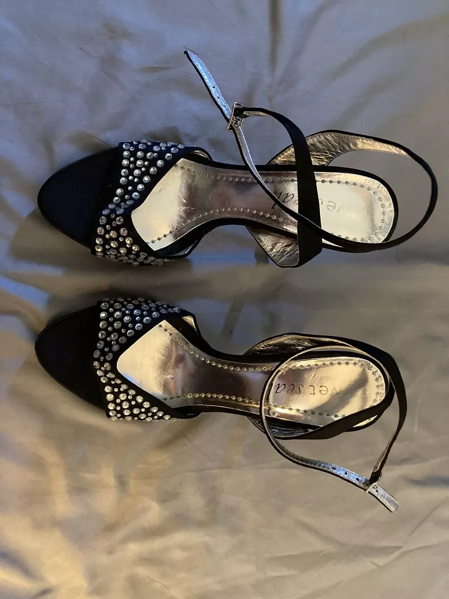 Fancy rhinestone clearance heels