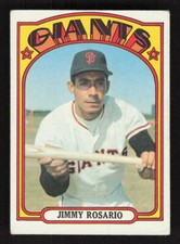 1972 Topps #366 Jimmy Rosario Rookie San Francisco Giants