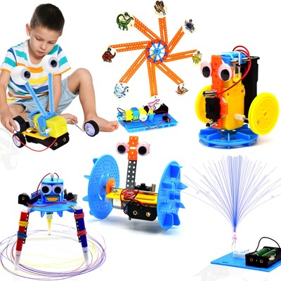 STEM Robotics Kit - Educational Science Kits 6 Sets - Hands-On STEM Projects ...