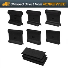 POWERTEC Flexible Contour Sanding Grips Set - 3 Foam Pads and 6 Grips (71441)