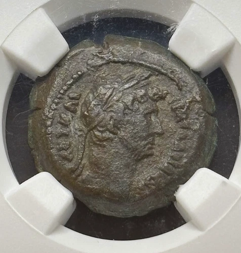 (117-138 AD) Roman Egypt - AE Obol of Hadrian, NGC ChVF.