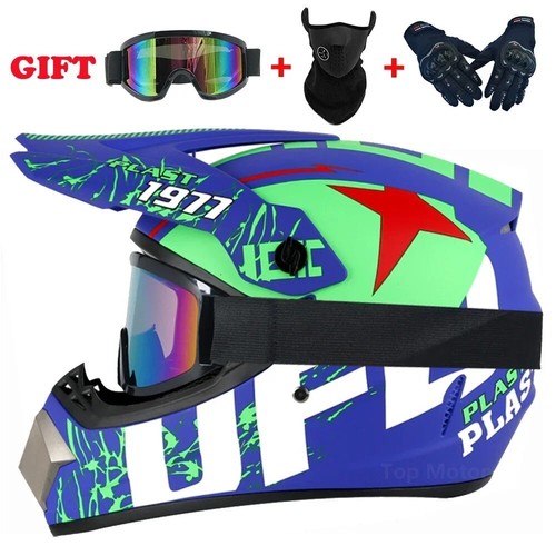 ATV Off-road Dirt Bike Sport Motorcycle Helmet Motocross Racing Helmet - Picture 38 of 71