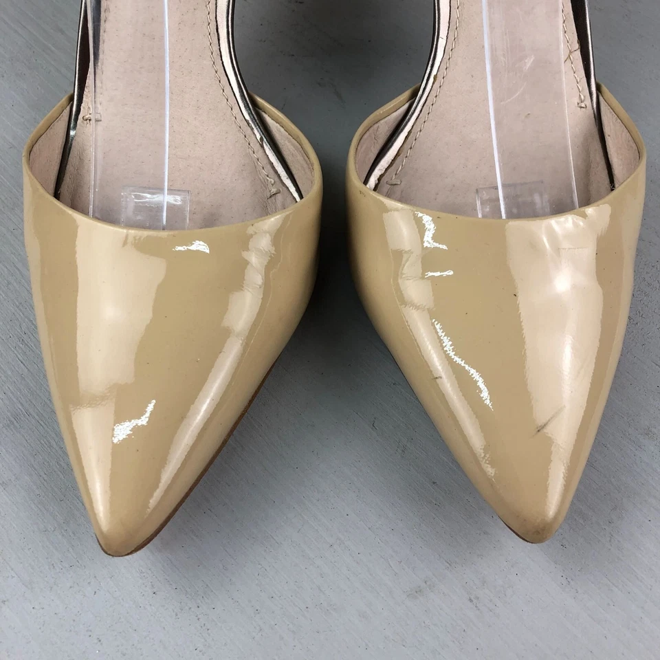 Женские туфли-лодочки Louise et Cie размер 8,5 М Esperance желтовато-коричневая кожа с заостренным носком на каблуке - Изображение 4 из 4