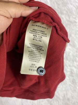新品バーバリーBURBERRYGOLFレッド ポロシャツ 半袖 チェック柄襟3枚 BURBERRY】HARTFORD 長袖 チェック柄ディテールポロシャツ
