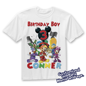 mickey and the roadster racers shirt