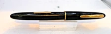 Sheaffer Vintage Black Lever Fill Fountain Pen-l4k medium nib-restored