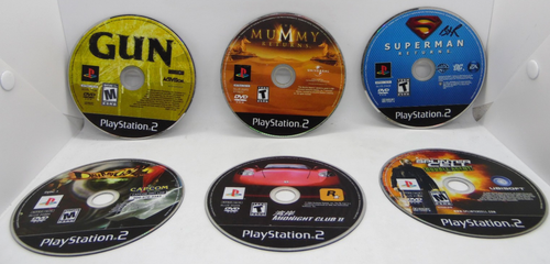 PS2 Video Game Bundle Gun, The Mummy Returns, Superman Returns, & More - Picture 1 of 7