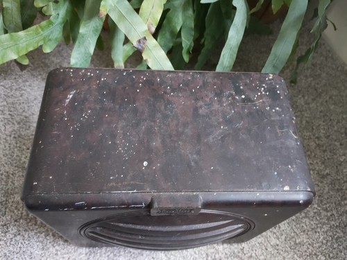REES MACE BAKELITE EXTENSION SPEAKER Untested Something Rattling Inside - Picture 4 of 6