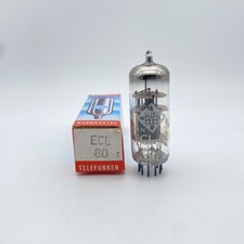 Telefunken ECL80 / ECL 80 Tube Tested - NOS in Original Packaging Vacuum Tube  			