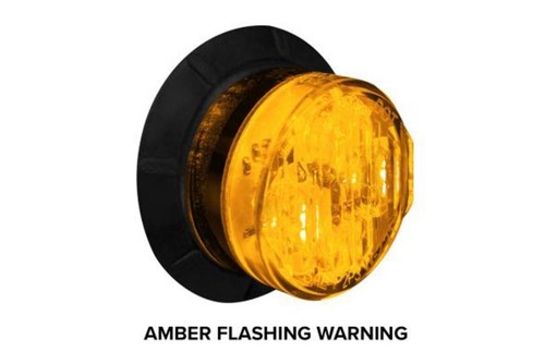 Maxxima M09450RYCL-DC Red/Amber Flashing Warning Emergency Strobe Grommet Mount - Picture 2 of 6