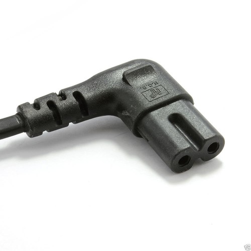 2m Rechtwinklig Figur 8 Fig Von 8 Kabel C7 Zu UK Stecker Stromkabel [007690] - Bild 10 von 16