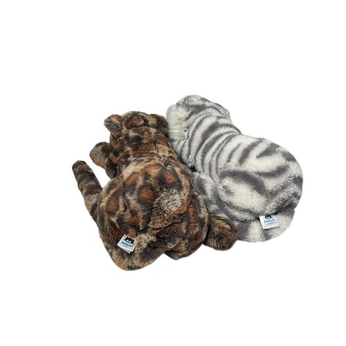 "Lote de 2 leopardos o tigres Jellycat usados buen estado limpio retirado 11""" - Imagen 5 de 18