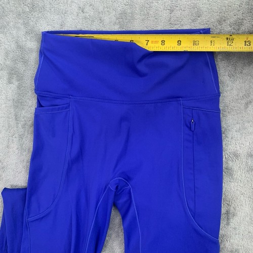 Adanola Leggings Women's Small Tall Blue Athleisure Workout Gym Yoga Pockets 28” - Picture 4 of 11