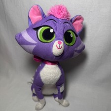 Disney Hissy Kitty Cat 12" Plush Purple Puppy Dog Pals Stuffed Animal