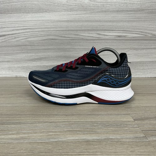Saucony Endorphin Shift 2 Zapatos para Correr Entrenadores Talla 7 Azul Marino Blanco Correr Gimnasio - Imagen 2 de 15