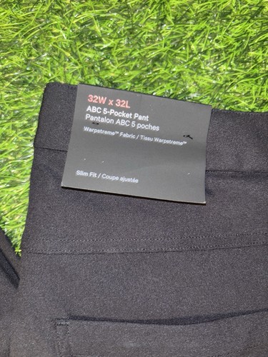 Pantalón de mezclilla negro LuluLemon ABC ajustado 5 bolsillos 32” ancho X 32” largo - Imagen 2 de 5