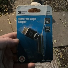 Commercial Electric High-Speed and Standard HDMI Cable Free Angle Swivel Adapter