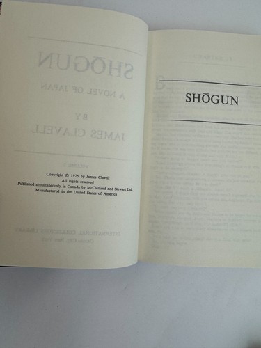 Shōgun by James Clavell Vol. I & II - ICL International Collector’s Library 1975 - Bild 5 von 6