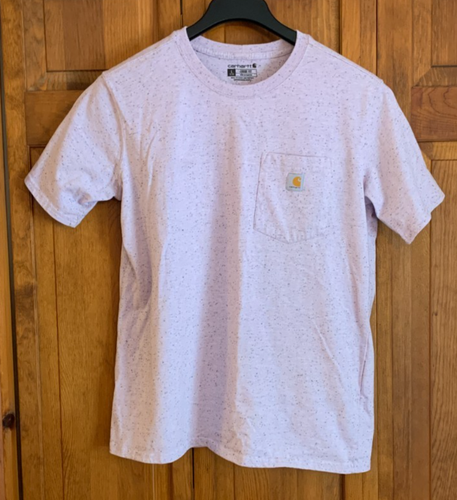 Women's Carhartt Short Sleeve 1-Pocket T-Shirt Tag Size L (12-14) Loose Fit