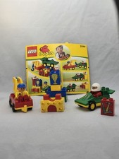 VINTAGE DUPLO LEGO RACING TEAM SET #2599 COMPLETE 1998