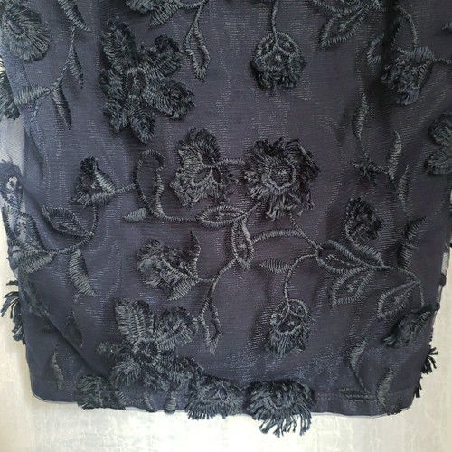 Ann Taylor Factory Damen Größe L Spitzen Camisole dunkelblau Fairy Grunge Whimsigoth - Bild 3 von 7