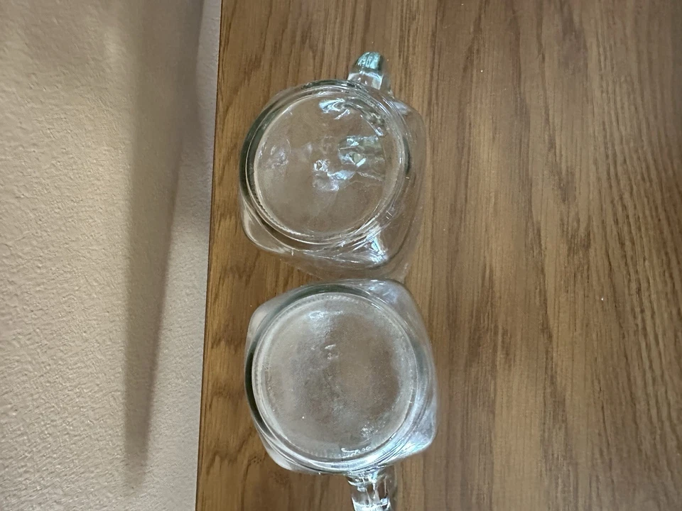 Juego de dos tazas de vidrio para tarro de albañil de 5 pulgadas de alto Foto 3 de 3