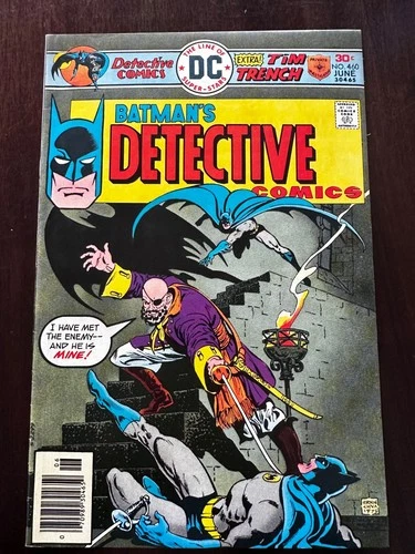 DETECTIVE COMICS 460 Vintage Comic Book