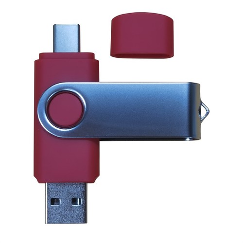 Unidad Flash Doble USB C OTG 2.0 3.0 128 GB 64 GB 32 GB 16 GB 1 GB Tipo-C Memory Stick - Imagen 17 de 24