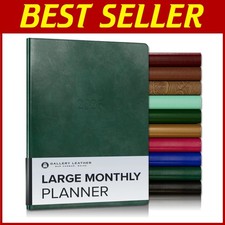 Stylish Monthly Calendar & Notebook - Acadia Green