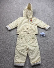 VTG Disney Winnie the Pooh Girls Toddler 18Mos 2 Piece Set Jacket Pants New
