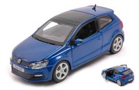 Statisches Modellauto Diecast Burago Vw Polo Gti M5 Blau Modellbau Massstab 1:24