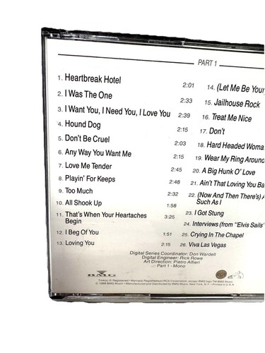 CD-ELVIS PRESLEY 51 Songs GOLD HITS VOL.1  Heartbreak Hotel, Love Me Tender, - Picture 2 of 11