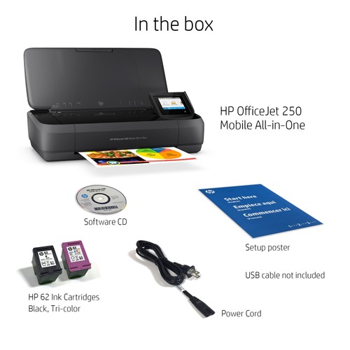 HP OfficeJet 250 Mobile All-in-One Printer | Mobile Print, Scan, Copy | CZ992A - Picture 10 of 10