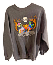 Vintage Disney Store Winnie The Pooh Halloween Crewneck Sweatshirt Woman's Large